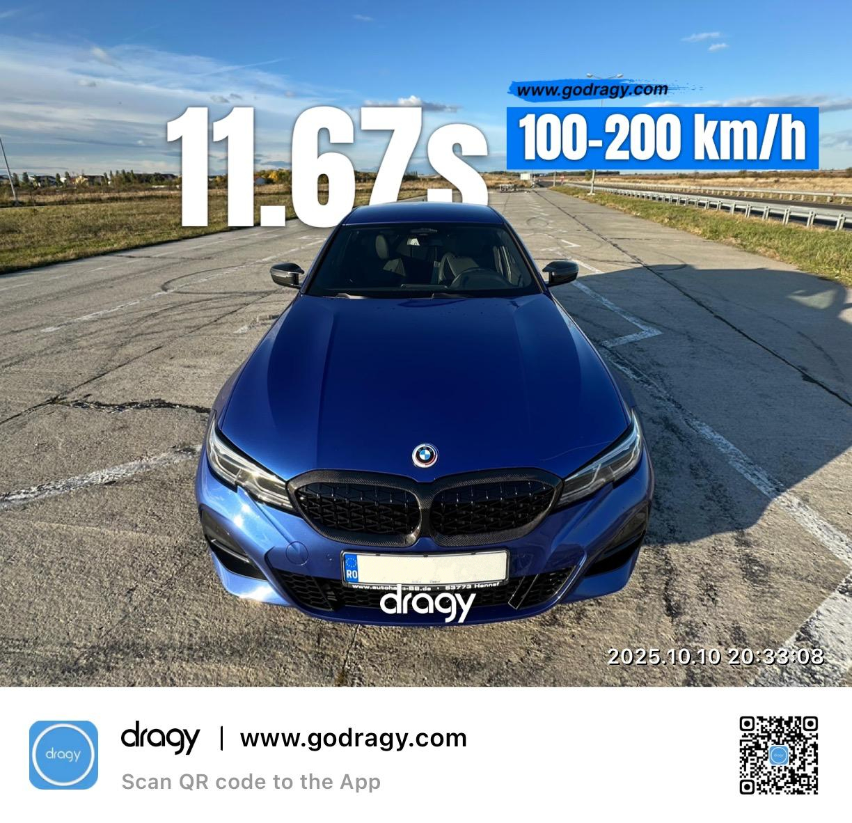 BMW 330e 2019 (B48B) modificat la 400 cai!
