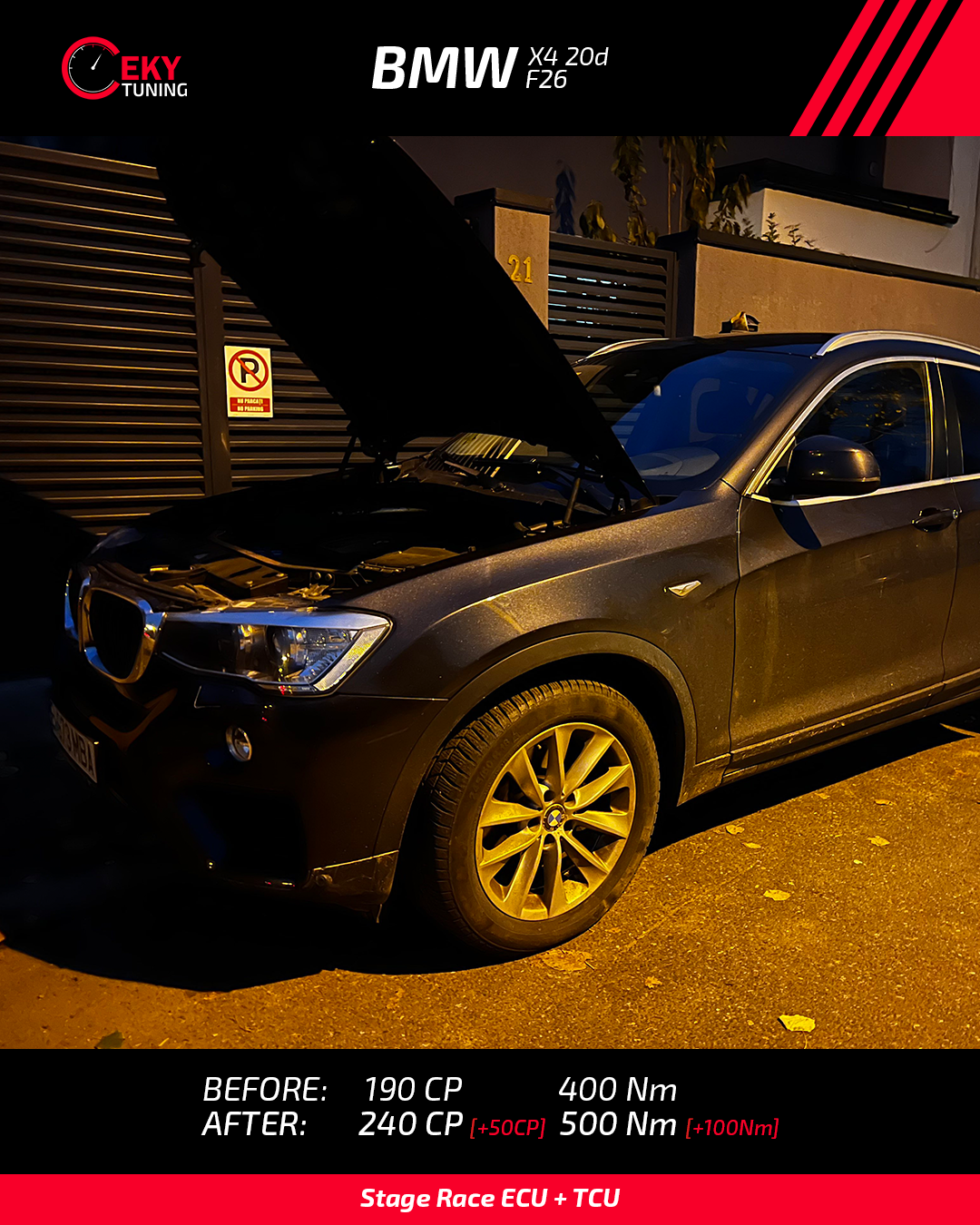 BMW X4 20d primeste modificare by Dimsport Romania 