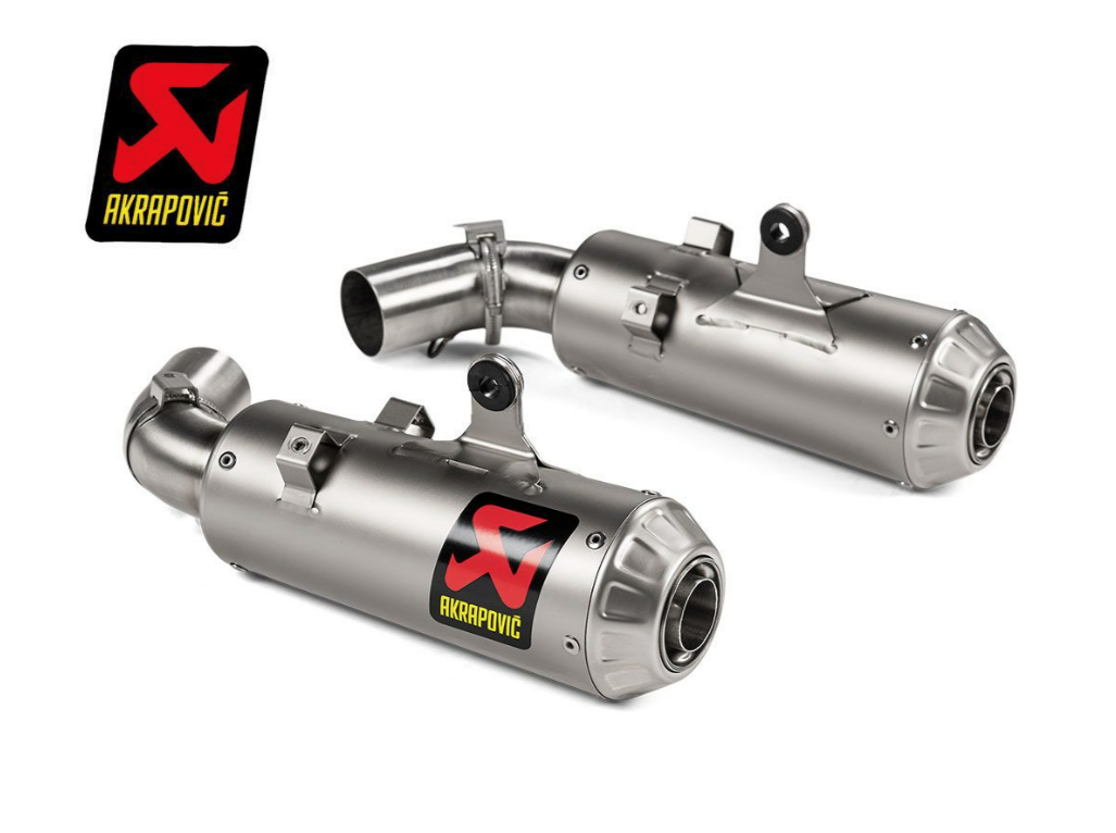 AKRAPOVIC PERECHE DE SILENCERS - DUCATI HYPERMOTARD 950 / RVE / SP 2019-2023